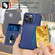 iPhone 16 Pro Max Magnetic Wallet Card Bag Leather Phone Case - Blue iPhone 16 Pro Max Magnetic Wallet Card Bag Leather Phone Case - Blue