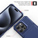 iPhone 16 Pro Max Magnetic Wallet Card Bag Leather Phone Case - Blue iPhone 16 Pro Max Magnetic Wallet Card Bag Leather Phone Case - Blue