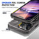 iPhone 16 Pro Max MagSafe Magnetic Shockproof Phone Case with Ring Holder - Dark Grey