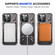iPhone 16 Pro Max MagSafe Magnetic Shockproof Phone Case with Ring Holder - Dark Grey