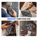 iPhone 16 Pro Max MagSafe Magnetic Shockproof Phone Case with Ring Holder - Dark Grey