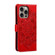 iPhone 16 Pro Max Mandala Embossing Pattern Horizontal Flip Leather Phone Case - Red