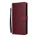 iPhone 16 Pro Max Multifunctional Horizontal Flip Leather Phone Case with Three Card Slots - Wine Red iPhone 16 Pro Max Multifunctional Horizontal Flip Leather Phone Case with Three Card Slots - Wine Red