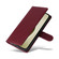 iPhone 16 Pro Max Multifunctional Horizontal Flip Leather Phone Case with Three Card Slots - Wine Red iPhone 16 Pro Max Multifunctional Horizontal Flip Leather Phone Case with Three Card Slots - Wine Red