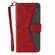iPhone 16 Pro Max Nail Skin Feel Stitching Calf Texture Leather Phone Case - Red