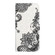 iPhone 16 Pro Max Oil Embossed 3D Drawing Leather Phone Case - Lace Flower