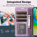iPhone 16 Pro Max Orchid Butterfly Embossed Leather Phone Case - Purple