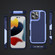 iPhone 16 Pro Max PC + TPU Shockproof Protective Phone Case - Light Purple+Sapphire Blue