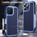 iPhone 16 Pro Max PC + TPU Shockproof Protective Phone Case - Light Purple+Sapphire Blue