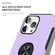 iPhone 16 Pro Max PC Hybrid TPU Magnetic Ring Holder Phone Case - Purple