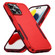 iPhone 16 Pro Max Pioneer Armor Heavy Duty PC + TPU Phone Case - Red+Rose Red