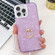 iPhone 16 Pro Max Plating Glitter Texture Ring Holder TPU Phone Case with Lens Film - Purple Shell Pattern iPhone 16 Pro Max Plating Glitter Texture Ring Holder TPU Phone Case with Lens Film - Purple Shell Pattern