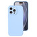 iPhone 16 Pro Max Precise Hole Liquid Silicone Jelly Color Full Coverage Phone Case - Sky Blue