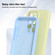 iPhone 16 Pro Max Precise Hole Liquid Silicone Jelly Color Full Coverage Phone Case - Sky Blue
