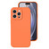 iPhone 16 Pro Max Precise Hole Liquid Silicone Jelly Color Full Coverage Phone Case - Sugar Orange Color iPhone 16 Pro Max Precise Hole Liquid Silicone Jelly Color Full Coverage Phone Case - Sugar Orange Color
