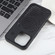 iPhone 16 Pro Max Pure Color Honeycomb Aromatherapy MagSafe Phone Case - Black
