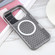 iPhone 16 Pro Max Pure Color Honeycomb Aromatherapy MagSafe Phone Case - Grey