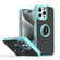 iPhone 16 Pro Max Q Shadow 1 Series TPU + PC Phone Case with Ring - Sky Blue