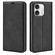 iPhone 16 Pro Max Retro-skin Magnetic Suction Leather Phone Case - Black