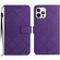iPhone 16 Pro Max Rhombic Grid Texture Leather Phone Case - Purple iPhone 16 Pro Max Rhombic Grid Texture Leather Phone Case - Purple