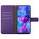 iPhone 16 Pro Max Rhombic Grid Texture Leather Phone Case - Purple iPhone 16 Pro Max Rhombic Grid Texture Leather Phone Case - Purple