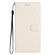 iPhone 16 Pro Max Rhombus Lattice Texture Leather Phone Case - White