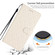 iPhone 16 Pro Max Rhombus Lattice Texture Leather Phone Case - White