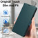 iPhone 16 Pro Max Side Buckle RFID Anti-theft Leather Phone Case - Green