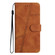 iPhone 16 Pro Max Skin-feel Stitching Leather Phone Case - Brown