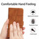 iPhone 16 Pro Max Skin-feel Stitching Leather Phone Case - Brown