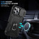 iPhone 16 Pro Max Sliding Camshield TPU + PC Phone Case with Holder - Black