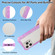 iPhone 16 Pro Max Transparent Matte TPU Hybrid PC 3-in-1 Phone Case - Purple