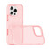 iPhone 16 Pro Max Two-color Shockproof High Transparency TPU Phone Case - Pink