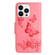 iPhone 16 Pro Butterfly Embossed Flip Leather Phone Case - Pink