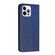 iPhone 16 Pro Carbon Fiber Texture Magnetic Flip Leather Phone Case - Blue