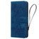 iPhone 16 Pro Cartoon Sakura Cat Embossed Leather Phone Case - Royal Blue