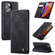iPhone 16 Pro CaseMe 013 Multifunctional Horizontal Flip Leather Phone Case - Black