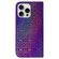 iPhone 16 Pro Colorful Magnetic Buckle Leather Phone Case - Purple
