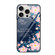 iPhone 16 Pro Colorful Painted Glass Phone Case - Flower