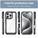iPhone 16 Pro Colorful Series Acrylic + TPU Phone Case - Black iPhone 16 Pro Colorful Series Acrylic + TPU Phone Case - Black