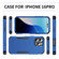 iPhone 16 Pro Commuter Shockproof TPU + PC Phone Case - Royal Blue+Black