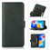 iPhone 16 Pro Cow Texture Leather Phone Case - Green iPhone 16 Pro Cow Texture Leather Phone Case - Green