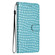 iPhone 16 Pro Crocodile Texture Horizontal Flip Leather Phone Case - Light Blue