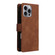 iPhone 16 Pro Crossbody Multi-card Slot Wallet Zipper Leather Phone Case - Brown iPhone 16 Pro Crossbody Multi-card Slot Wallet Zipper Leather Phone Case - Brown