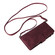 iPhone 16 Pro Crossbody Multi-card Slot Wallet Zipper Leather Phone Case - Wine Red