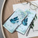 iPhone 16 Pro Crystal Texture Colored Drawing Leather Phone Case - Blue Pansies