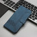 iPhone 16 Pro Cubic Skin Feel Flip Leather Phone Case - Blue
