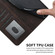 iPhone 16 Pro Cubic Skin Feel Flip Leather Phone Case - Brown