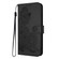 iPhone 16 Pro Datura Flower Embossed Flip Leather Phone Case - Black