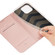 iPhone 16 Pro DUX DUCIS Skin Pro Series Flip Leather Phone Case - Rose Gold